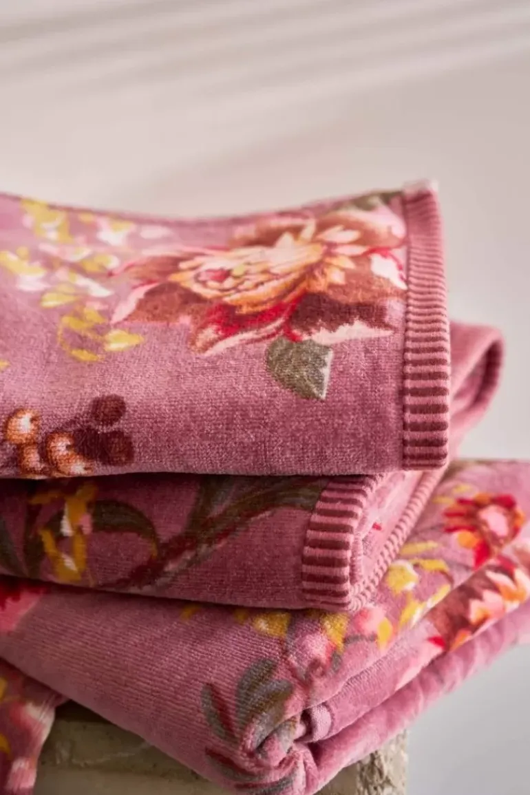 Badetuch Secret Garden Mauve 55X100Cm