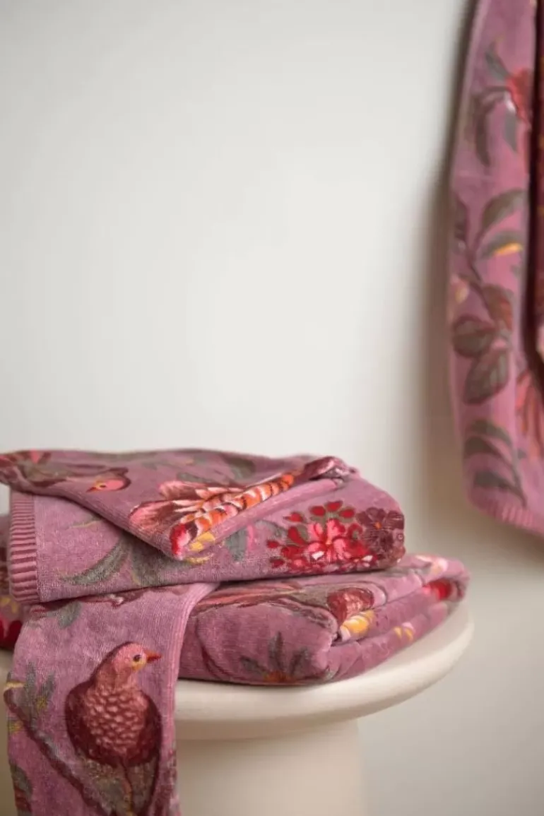 Badetuch Secret Garden Mauve 55X100Cm
