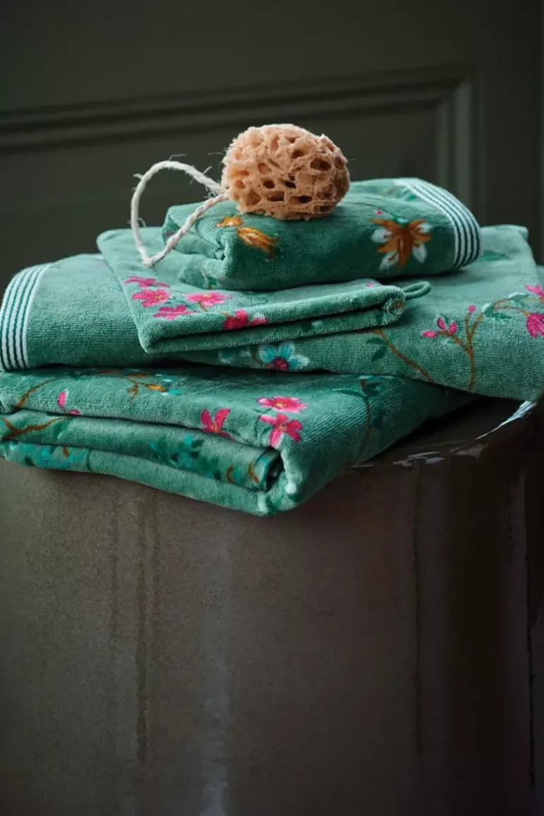 Badetuch Set/3 Les Fleurs 55X100 Cm
