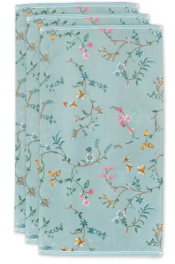 Badetuch Set/3 Les Fleurs 55X100 Cm