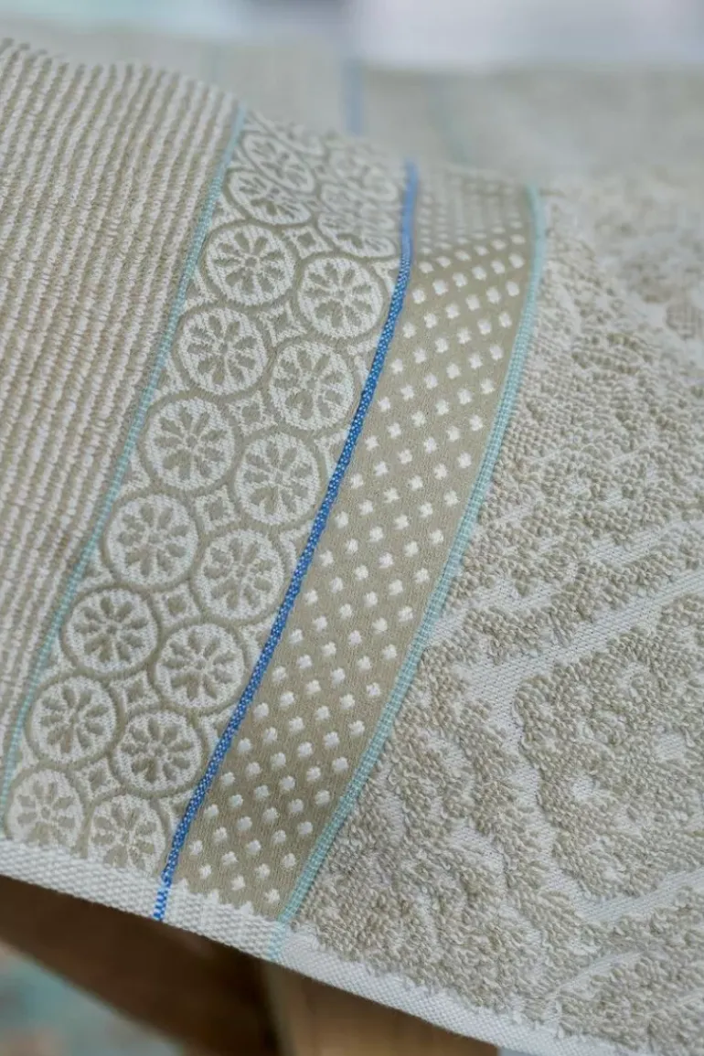 Badetuch Set/3 Soft Zellige 55X100 Cm