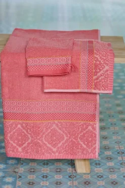 Badetuch Set/3 Soft Zellige 55X100 Cm