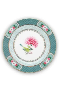 Blushing Birds Gebäckteller Blau 17 Cm