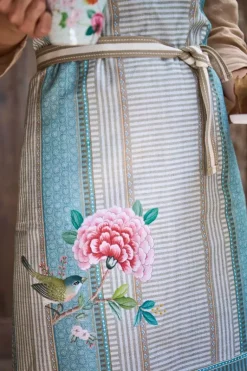 Blushing Birds Schurze Blau
