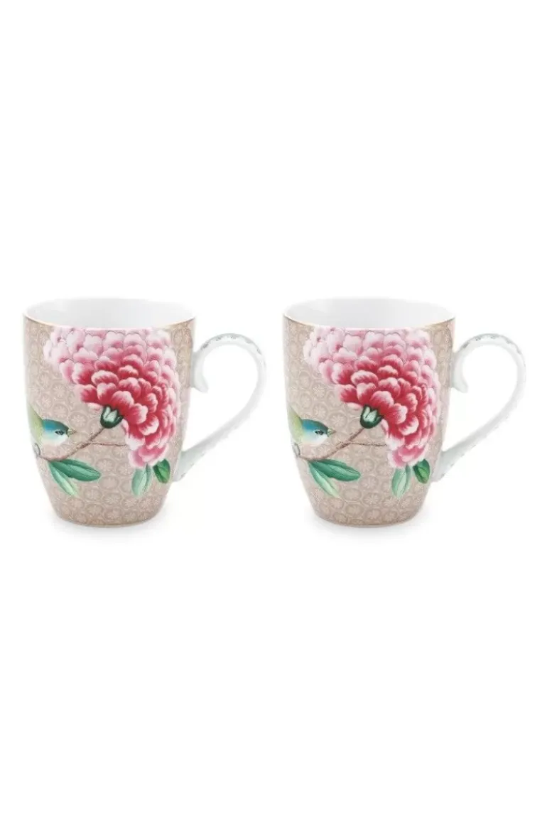 Blushing Birds Set/2 Tassen Gross