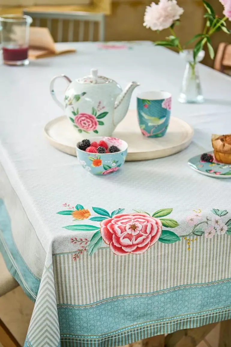 Blushing Birds Tischtuch Khaki