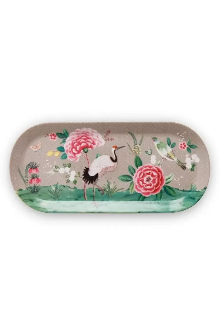 Blushing Birds Tortenteller Rechteckig