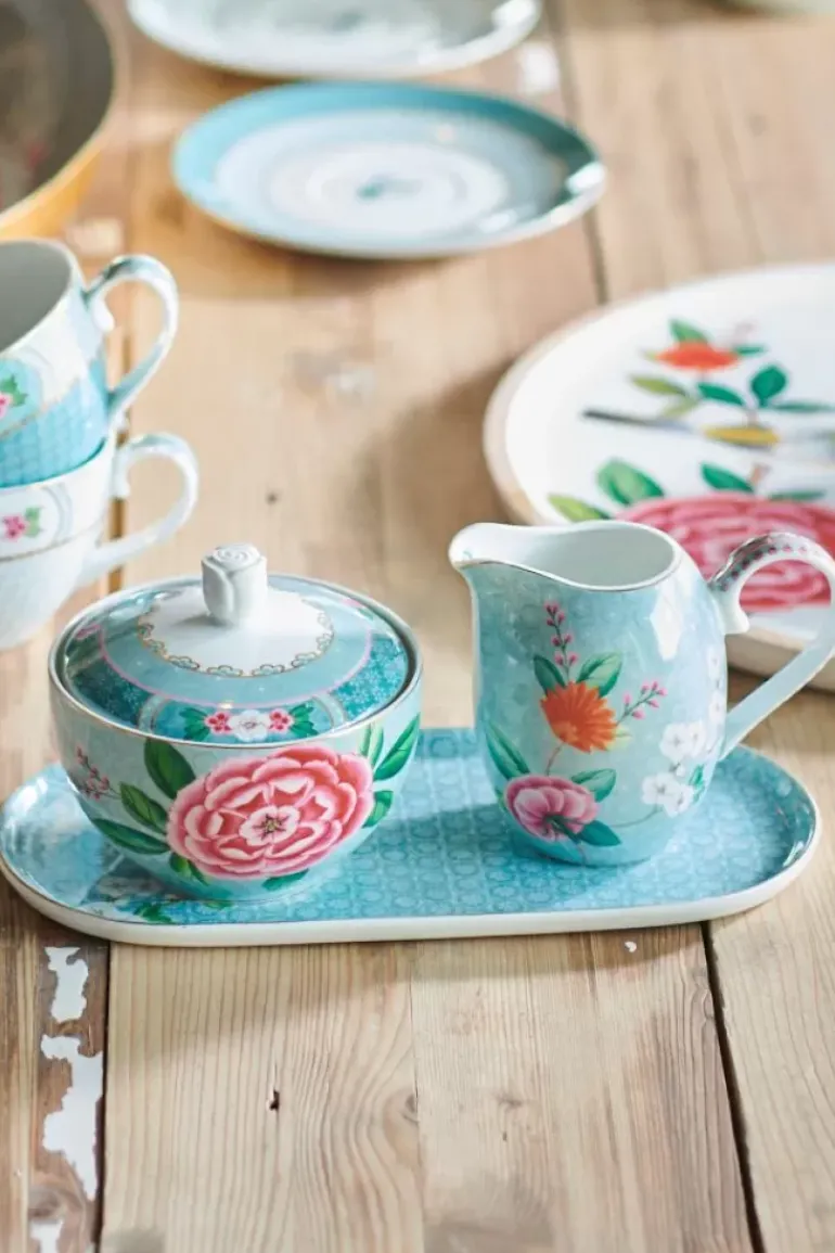 Blushing Birds Zucker- Und Milchschale