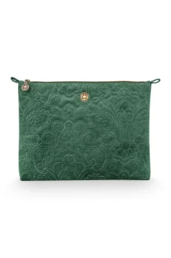 Flaches Necessaire Gross Samt Quiltey Days