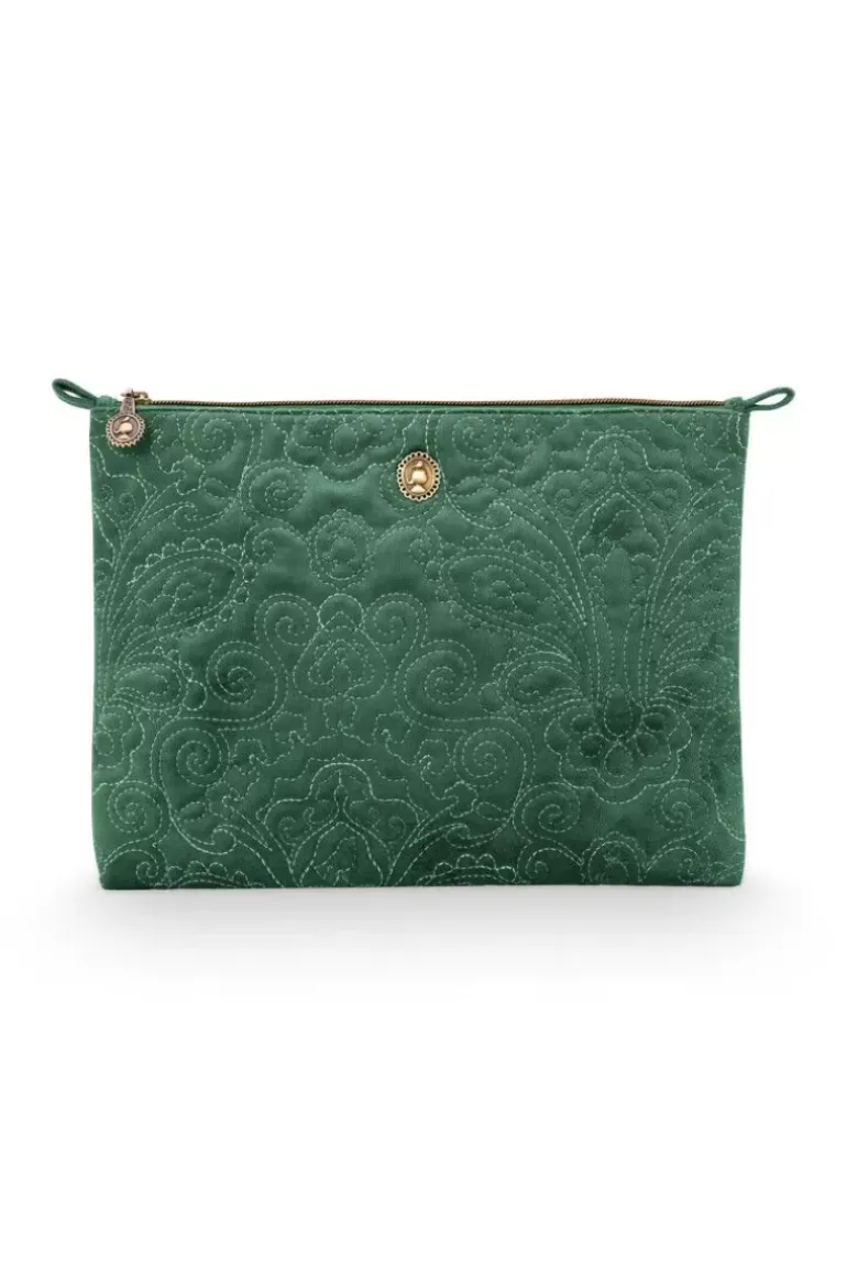 Flaches Necessaire Gross Samt Quiltey Days