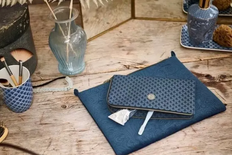 Flaches Necessaire Reisverschluss Suki
