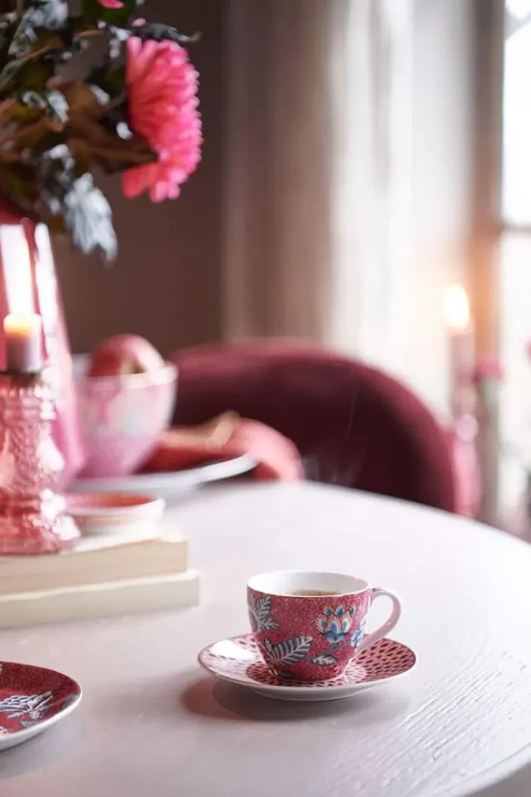 Flower Festival Espresso Tasse & Undertasse Dunkel