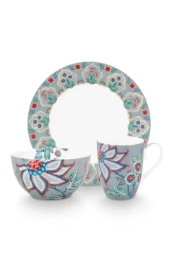Flower Festival Fruhstuck Set/3 Hell