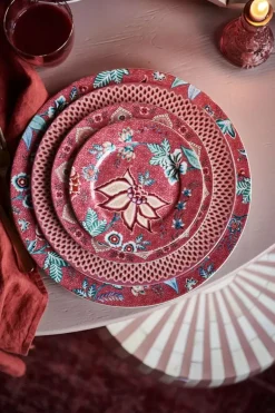 Flower Festival Gebäckteller Dunkel 17 Cm