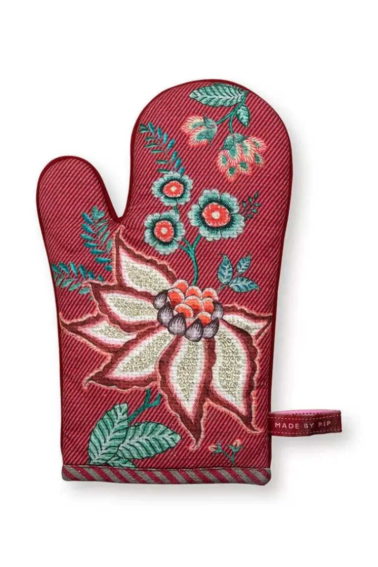 Flower Festival Ofenhandschuh Dunkel
