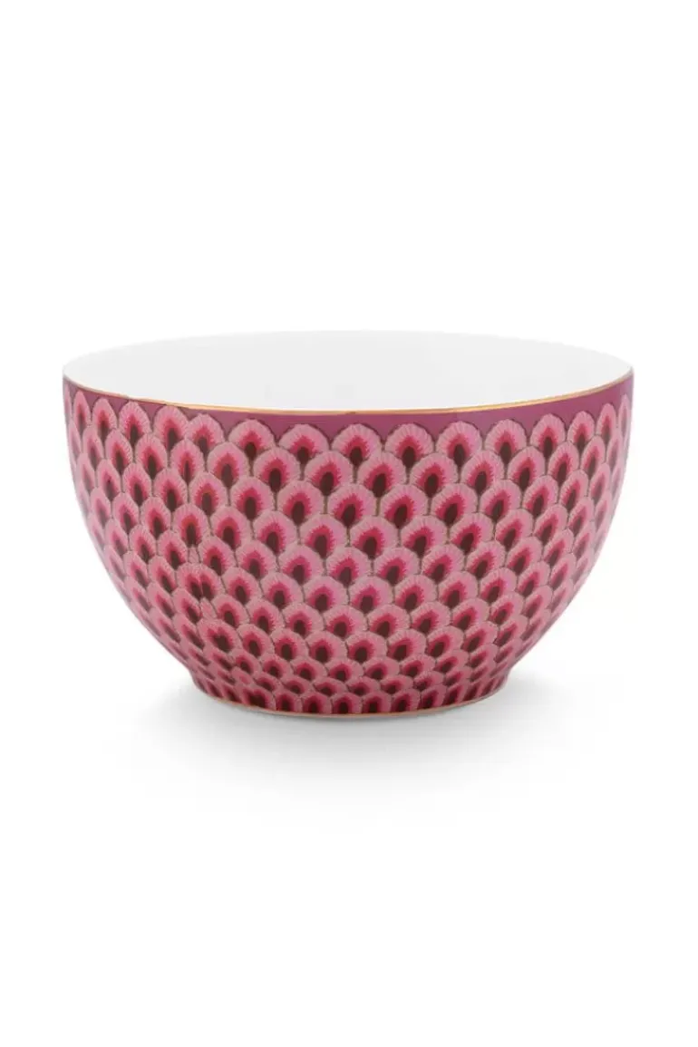 Flower Festival Schale Rot/Dunkel 9.5 Cm