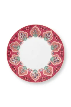 Flower Festival Set/4 Frühstücksteller Dunkel 21Cm