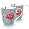 Flower Festival Set/2 Tassen Xl Hell
