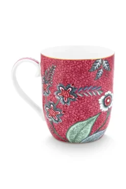 Flower Festival Tasse Klein Dunkel