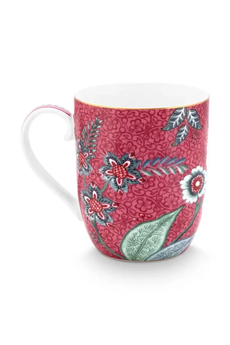Flower Festival Tasse Klein Dunkel