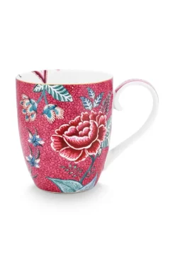 Flower Festival Tasse Xl Dunkel