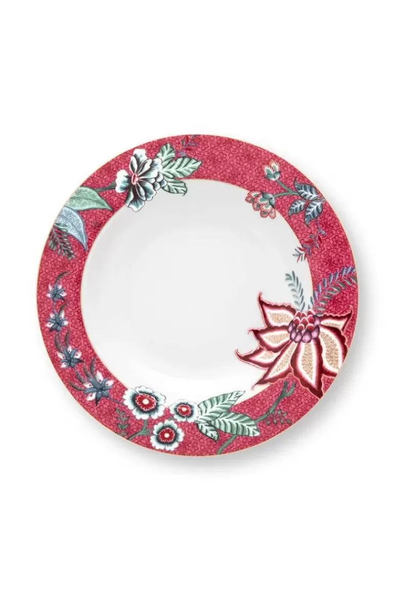 Flower Festival Tiefen Teller Dunkel 21.5 Cm