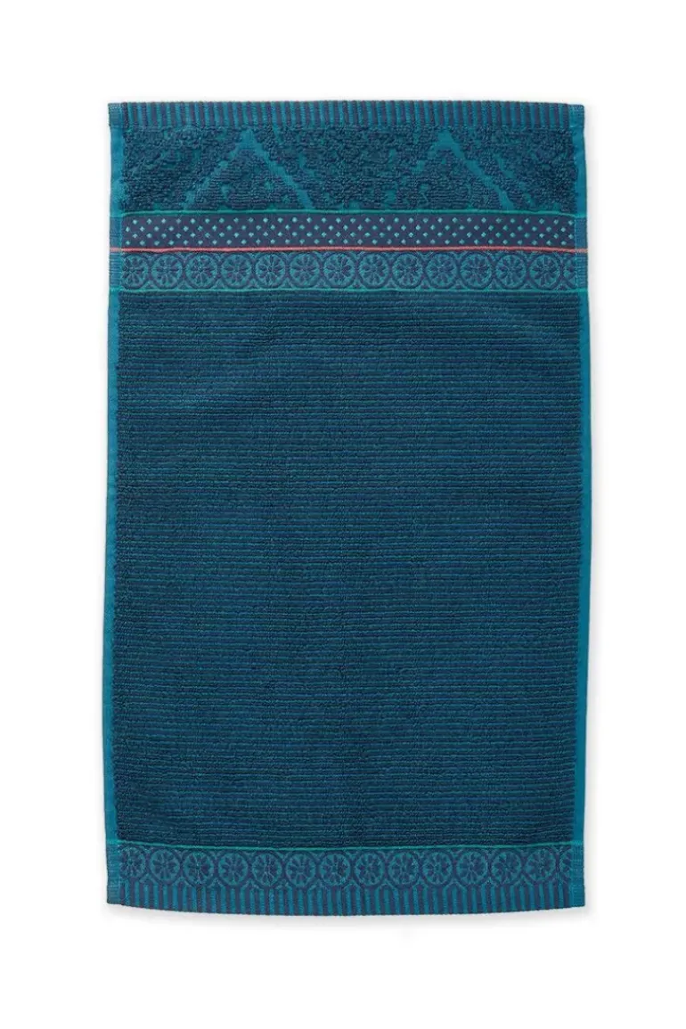Gastehandtuch Set/3 Soft Zellige Dunkel 30X50 Cm