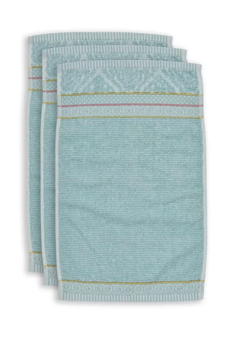 Gastehandtuch Set/3 Soft Zellige 30X50 Cm