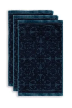 Gastehandtuch Set/3 Tile De Pip Dunkel 30X50 Cm