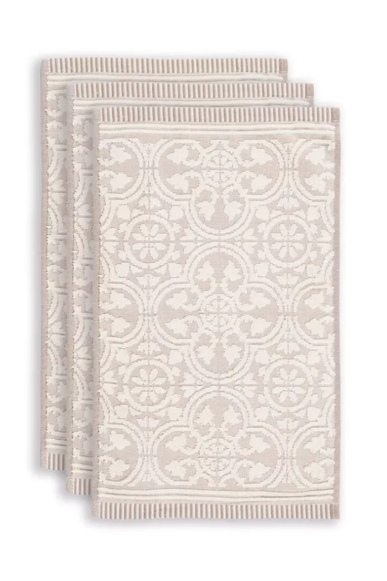 Gastehandtuch Set/3 Tile De Pip 30X50 Cm