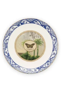 Heritage Gebäckteller Schmetterling Blau 15 Cm
