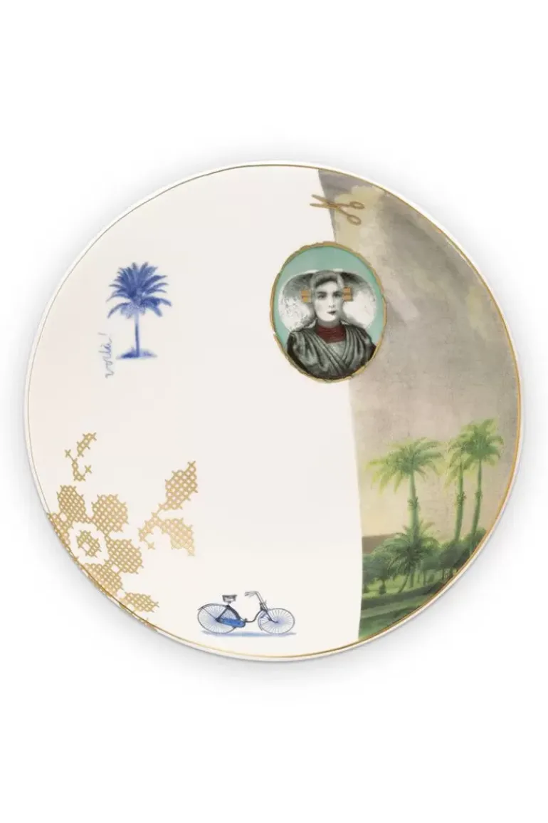 Heritage Suppenteller Palme Weis 18 Cm