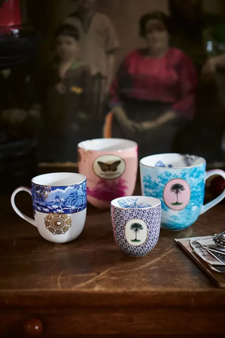 Heritage Tasse Small Grenze Blau