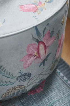 Hocker Large Fleur Grandeur Grun