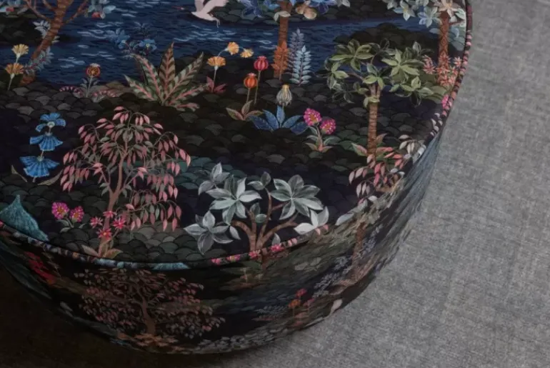 Hocker Large Pip Garden Dunkelblau