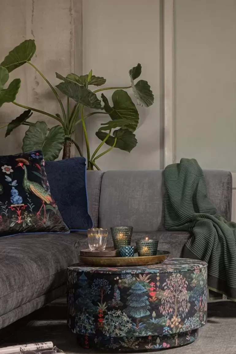 Hocker Large Pip Garden Dunkelblau