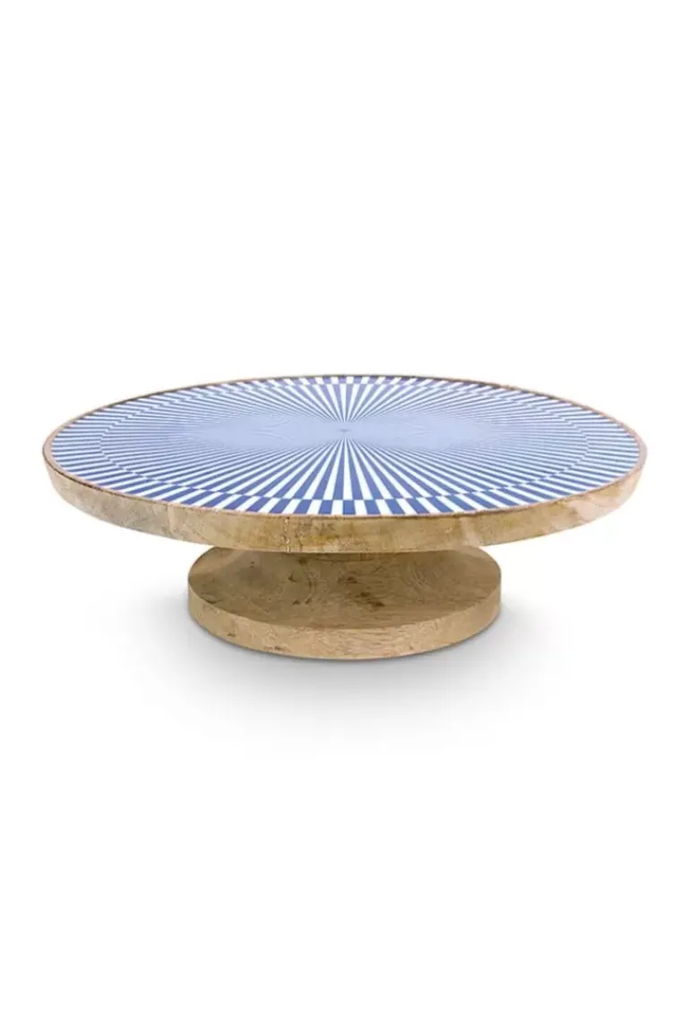 Holzern Servierschale Blau 32 Cm