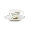 Jolie Espresso Tasse & Untertasse Dots Gold