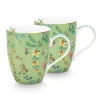 Jolie Set/2 Tassen Gross Blumen
