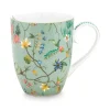 Jolie Tasse Gross Flowers Blau