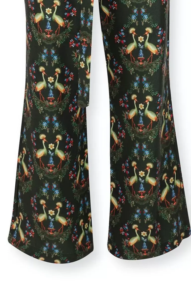Jumpsuit Flirting Birds Grun