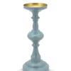 Kerzenstander Blau 34 Cm