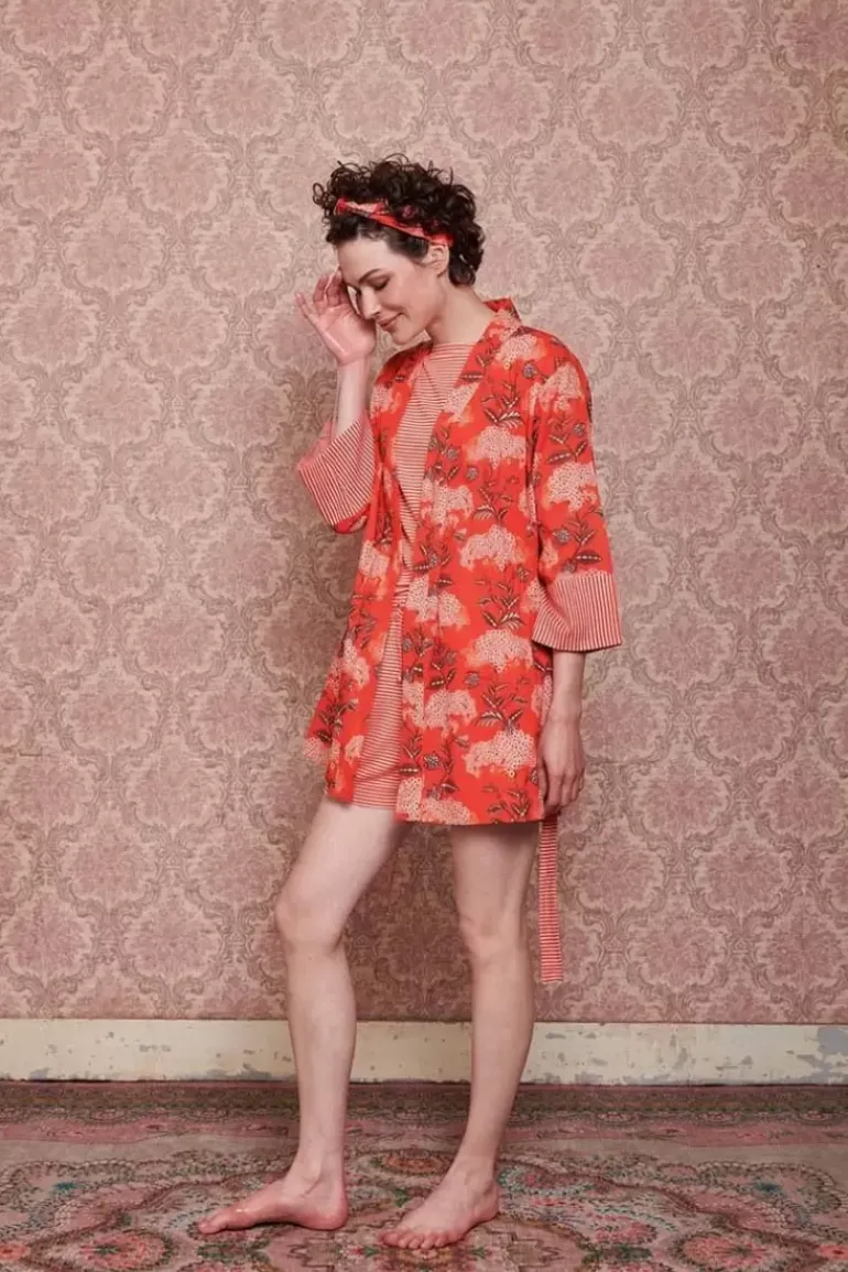 Kimono Flora Firenze Koralle