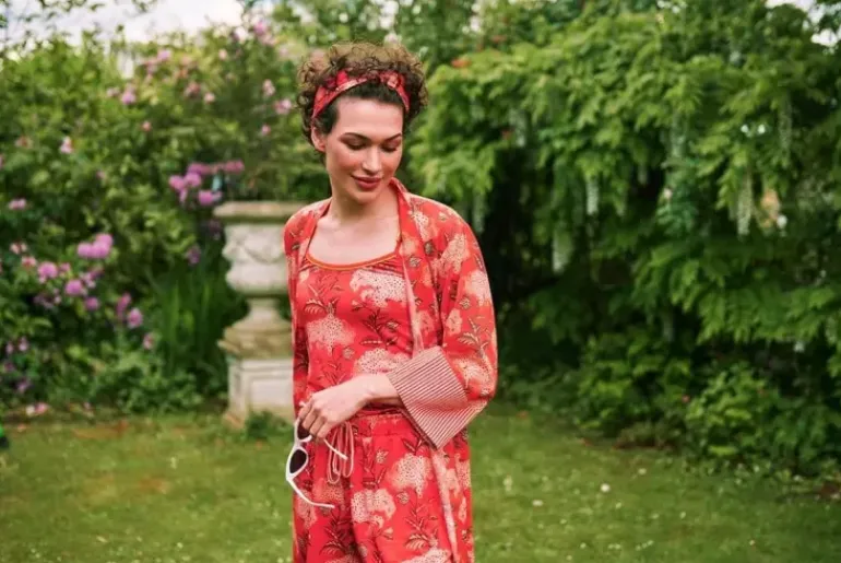 Kimono Flora Firenze Koralle