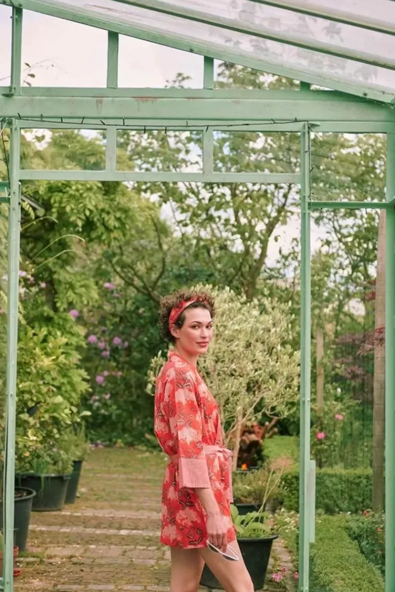 Kimono Flora Firenze Koralle