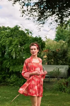 Kimono Flora Firenze Koralle