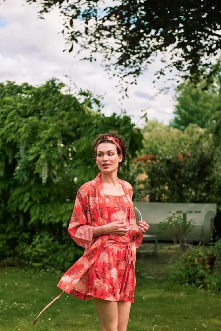 Kimono Flora Firenze Koralle