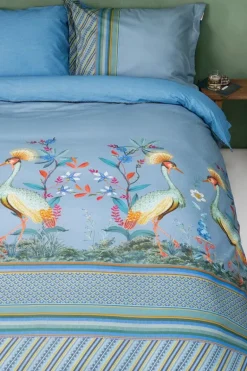 Kissenbezug Flirting Birds Blau