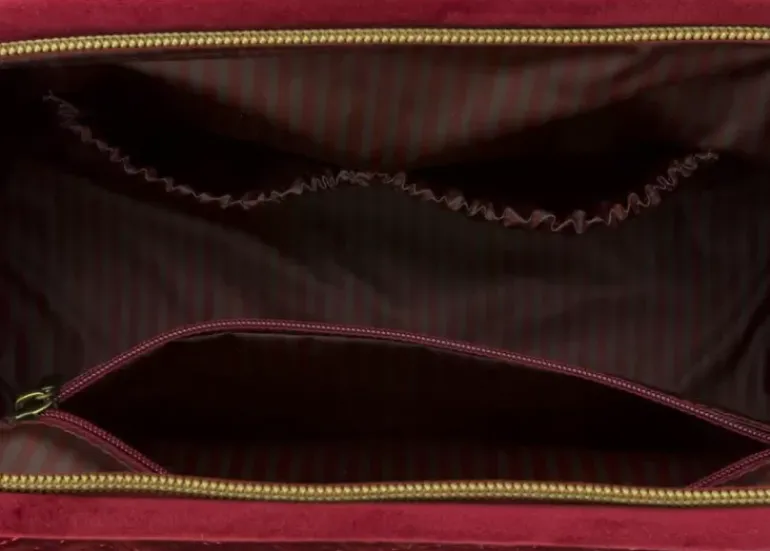 Kosmetiktasche Gross Samt Quiltey Days