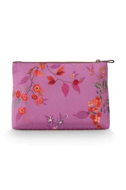 Kosmetiktasche Kawai Flower Fuchsia